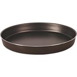 38 cm Teflon Tepsi, Dayanıklı ve Şık Mutfak Gereci - Ahşap - Bej - Siyah - Seçenek 1