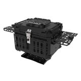 38 Litre Universal Alüminyum Premium Motosiklet Çantası Siyah