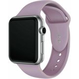38 mm - 40 mm S/m Apple Watch 3-4-5-6-Se Uyumlu Silikon Kordon Kayış - Lila