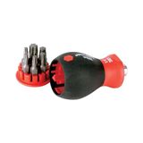 38045 Stubby Six-In-One Bits Yuvalı Torx Tornavida - Çok Renkli - Standart