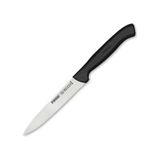 38049 Ecco Tırtıklı Sebze, Et, Biftek Steak Bıçağı 12 Cm - Siyah Çok Renkli