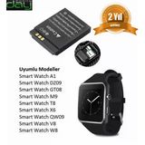 380Mah Lq-S1 Akıllı Saat Pili A1 Dz09 Gt08 M9 T8 U8 X6 Qw09 V8 W8 Uyumlu Boyut: 5.1Mm24mm31mm Ceptelb010294