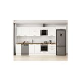 380X222 Cm Klasik Mebran Mutfak Dolabı Beyaz Beyaz Mb-E80S40S60-2 Mebran | Beyaz - Suntalam