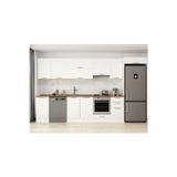 380X222 Cm Klasik Mebran Mutfak Dolabı Beyaz Beyaz Mb-E90S45S45-1 Mebran | Beyaz - Suntalam