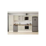 380X222 Cm Klasik Mebran Mutfak Dolabı Beyaz Mbb-E80B60S40-3 Mebran | Kumtaşı - Suntalam