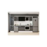 380X240 Cm High Gloss Mutfak Dolabı Mbb-E90B50S40-3 High Gloss | Antrasit - Suntalam