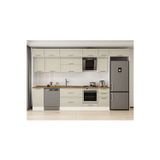 380X240 Cm Klasik Mebran Mutfak Dolabı Beyaz Mb-E90S45S45-2 Mebran | Kumtaşı - Suntalam