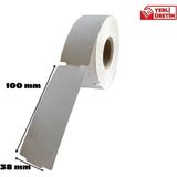 38×100 Çentikli Termal Karton Etiketi, 5 Adet, 350 Sarım - Antrasit - Seçenek 1