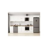 385X222 Cm Klasik Mebran Mutfak Dolabı Beyaz Beyaz Mb-E90S45S50-2 Mebran | Beyaz - Suntalam