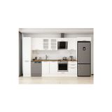 385X222 Cm Klasik Mebran Mutfak Dolabı Beyaz Mbb-E90B45S50-3 Mebran | Beyaz - Suntalam