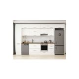 385X240 Cm Klasik Mebran Mutfak Dolabı Beyaz Mbb-E90B45S50-1 Mebran | Beyaz - Suntalam