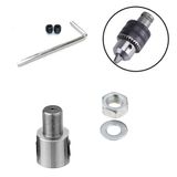3/8mm Kaplin vida seti Okul Proje Ödev Hobi uygulama 6mm Motor mili için Mandren adaptör