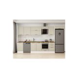390X222 Cm Klasik Mebran Mutfak Dolabı Beyaz Mb-E90S50S50-2 Mebran | Kumtaşı - Suntalam