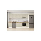 390X222 Cm Klasik Mebran Mutfak Dolabı Beyaz Mb-E90S60S40-1 Mebran | Kumtaşı - Suntalam
