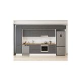 390X240 Cm Klasik Mebran Mutfak Dolabı Beyaz Mbb-E80B50S60-1 Mebran | Antrasit - Suntalam