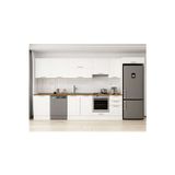 395X222 Cm Klasik Mebran Mutfak Dolabı Beyaz Beyaz Mb-E90S60S45-1 Mebran | Beyaz - Suntalam