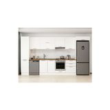 395X222 Cm Klasik Mebran Mutfak Dolabı Beyaz Beyaz Mbb-E90B45S60-1 Mebran | Beyaz - Mdf