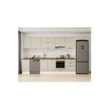395X222 Cm Klasik Mebran Mutfak Dolabı Beyaz Mb-E90S45S60-1 Mebran | Kumtaşı - Suntalam