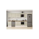 395X222 Cm Klasik Mebran Mutfak Dolabı Beyaz Mb-E90S60S45-2 Mebran | Kumtaşı - Suntalam