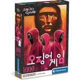39715 Squid Game – 1000 Parça – Yetişkin, Netflix Yapboz, Italya'da Üretilmiştir, Çok Renkli