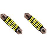 39mm Beyaz 16 Smd Sofit Oto Led Ampulü