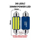 39mm Sofit Led C5w Canbus Tavan Plaka Ampul 1 Takım