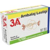 3A Ambalaj Lastiği 50 gr Kahverengi 120 Adet Esnek ve Dayanıklı Sarf Malzemeler