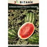 3A Botanik Crimson Sweet Karpuz Tohumu, Yerli ve Sürdürülebilir Tohum, 5 Gram Karpuz Tohumu