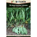 3A Botanik Öz Ayşe Fasulye Tohumu, Sırık Kılçıksız Çeşittir, Verimi Yüksektir, 15 Gram/45-60 Adet Tohum