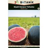 3A Botanik Siyah Karpuz Tohumu, Yerli ve Sürdürülebilir Tohum, 5 Gram Karpuz Tohumu