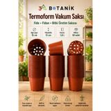 3A BOTANİK Termoform Bitki Üretim Saksısı, 15x13 cm 1,8 Litre Fide Fidan Bitki Yetiştirme Saksısı, Ekonomik Saksı, 50 Adet