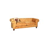 3A Mobilya 230x90x80 cm Sarı Kanepe