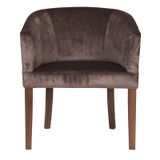 3A Mobilya Bitter Brown Oval Berjer