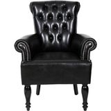 3A Mobilya Dark Black Berjer