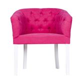 3A Mobilya Full Capitone Pink Fuşya Berjer