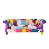 3a Mobilya GÖKKUŞAĞI PATCHWORK CHESTER Kanepe