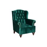3A Mobilya Green Silk Berjer
