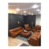 3A Mobilya King Edward Real Italian Leather Sofa 3+3+1+1+Puf DERİ KOLTUK