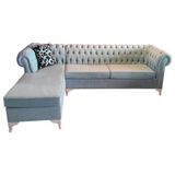 3A Mobilya L Kanepe Chesterfield