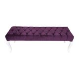 3A Mobilya Lükens Purple Puf Sehpa