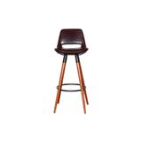 3A Mobilya Pullap Brown Bar Taburesi