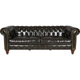 3A Mobilya Pullap Dark Green Chesterfield