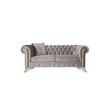 3A Mobilya Silver Chesterfield