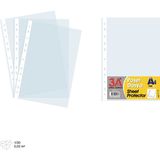 3A Poşet Dosya 100’lü Paket 300 gr A4 Boyutunda Şeffaf Plastik Belgeler İçin Koruma