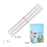 3A Şeffaf Buzlu Kitap Kaplama Rulosu 40 X 150 Cm 10 Adet