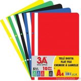 3A TELLİ DOSYA 10 LU 5 RENK