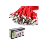 3A Yaka Kartı Ipi Kırmızı 150 Li (1 Paket 150 Adet)