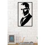 3Art Metal Atatürk Metal Duvar Tablosu