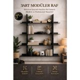 3Art Metal Çok Katlı Duvar Rafı – Modern Mutfak & Salon Raf Sistemi