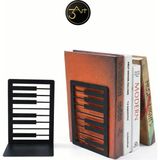 3art Metal Dekorasyon Modern Kitap Tutucu | Minimal Dekoratif Kitap Desteği | Ofis & Ev Için Şık Bookend Seti
